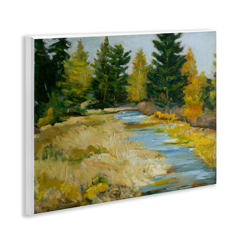 «A Fine Creekside Landscape» par Alexi Fine