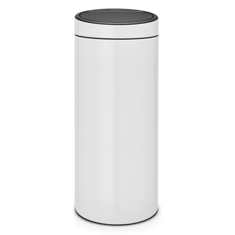 Brabantia 30 Litre Touch Bin, White
