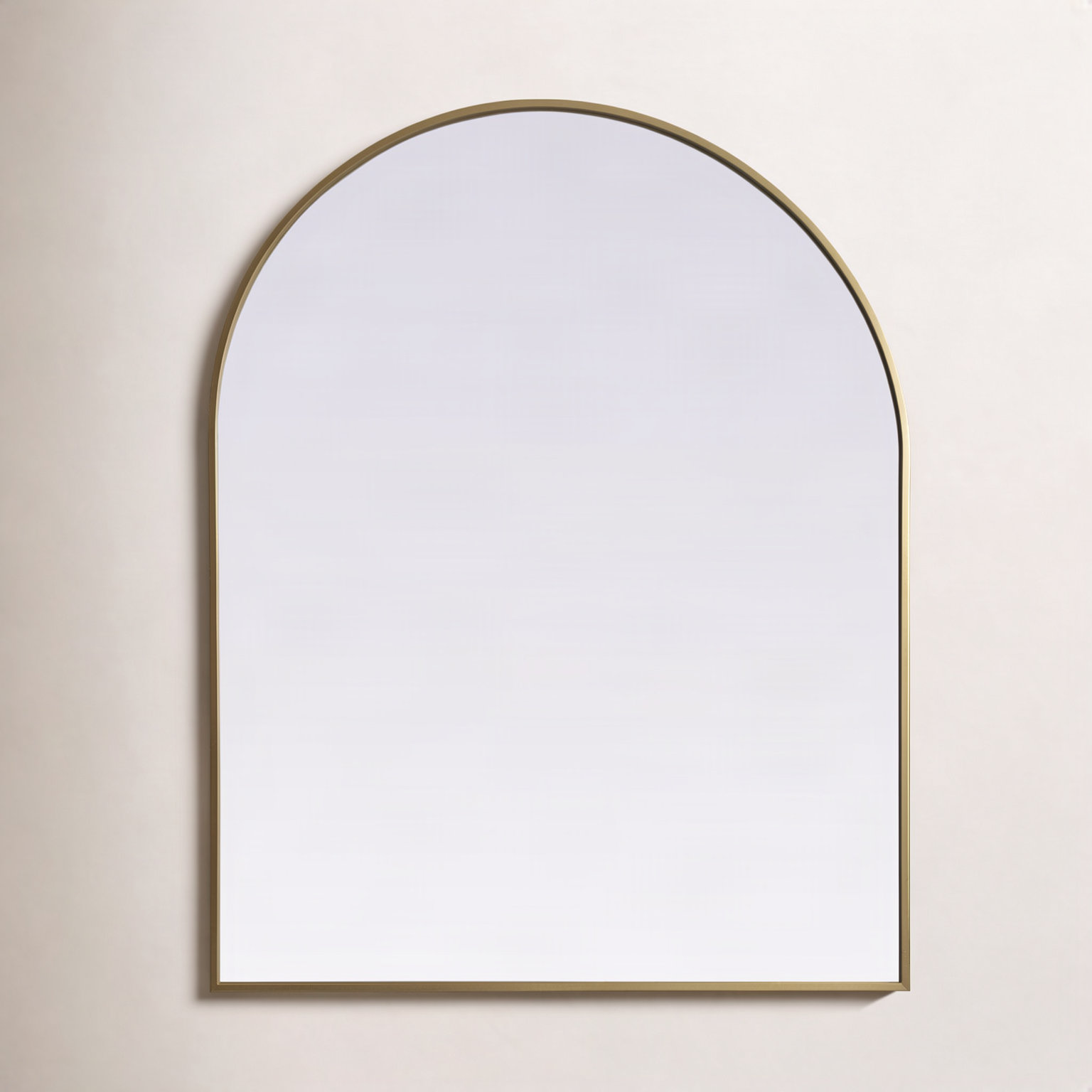 Sabine Accent Mirror, Brass, 42" x 33"