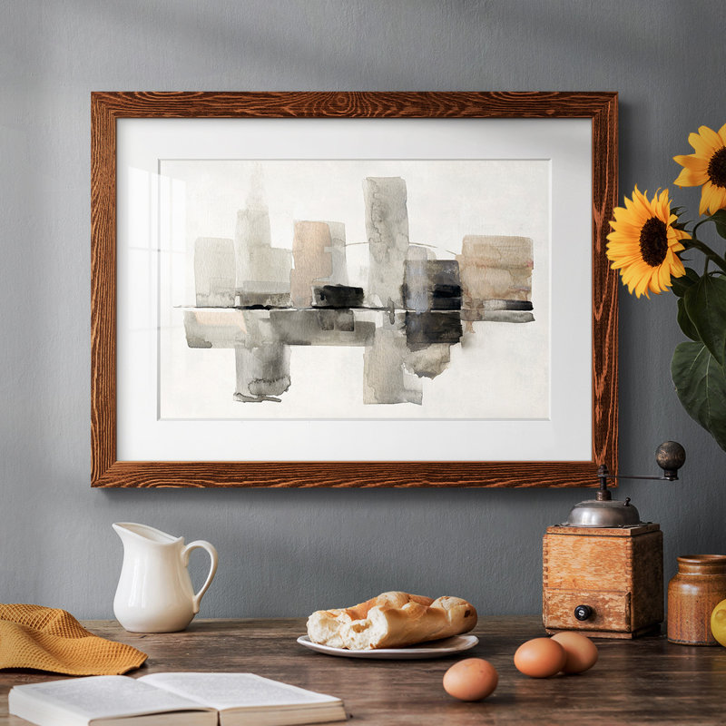 Urban Oasis I Framed On Paper Print, H 18 po x l 26 po x P 1,5 po, Érable