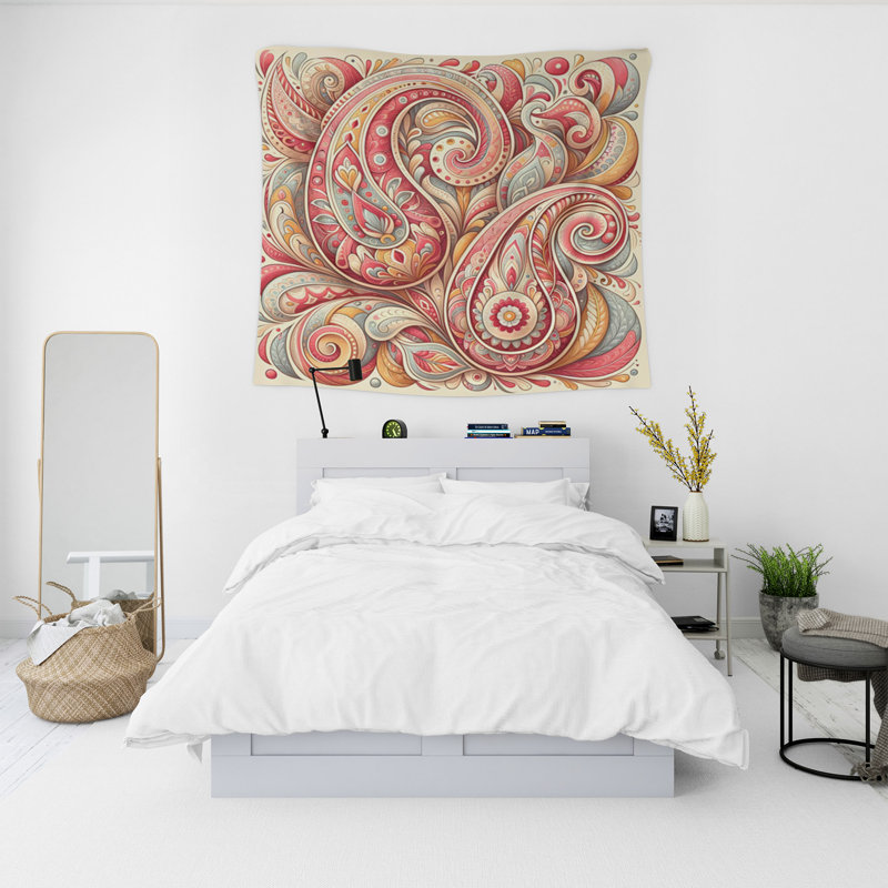 Tapisserie murale, H 88 po x l 104 po x P 1,2 po