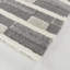Tapis à rayures géométriques gris Bryant-88119683