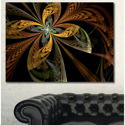 «Colorful Fractal Flower», impression sur toile tendue