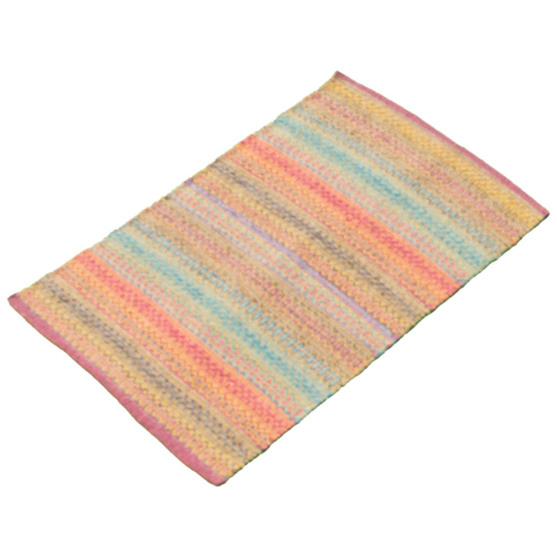 Wool Geometric Indoor Rug, Rectangle 5'2" x 7'10"