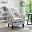 Patterned Polyester Blend Armchair