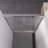 44 - 48"x76" Double Sliding Shower Door For Bathroom, 1/4" (6mm) Clear Tempered Glass, Aluminum Frame, And , Reversible Setup