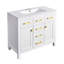 Ensemble de meuble-lavabo simple 36 po avec 4 tiroirs et 2 armoires 36 po Bathroon-1132977247