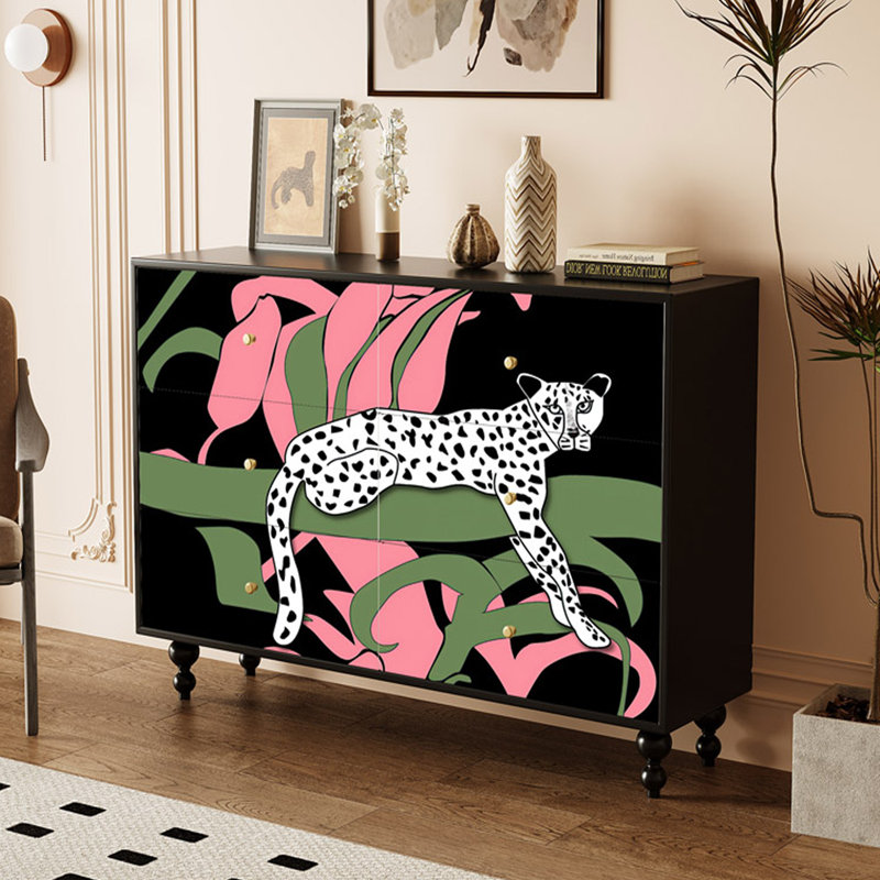 Commode d'appoint 6 tiroirs Modern