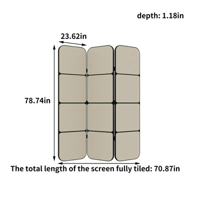 Modern Minimalist Cream Screen
