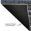 Tapis bleu Cerrito AMF598 lavable à la machine de qualité supérieure-105149569