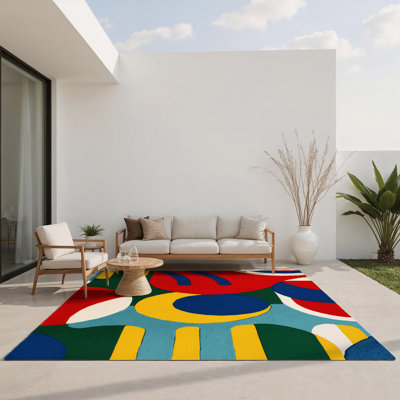 Tapis d'intérieur et d'extérieur Poppy Stomp