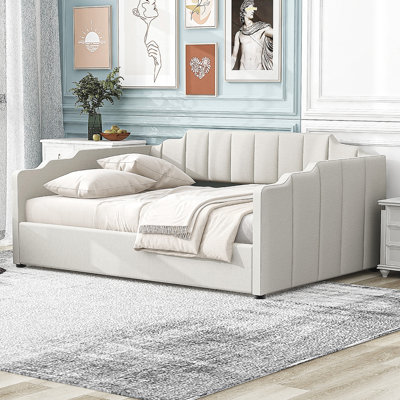 Upholstered Daybed With Underneath Storage,Full Size by Latitude Run