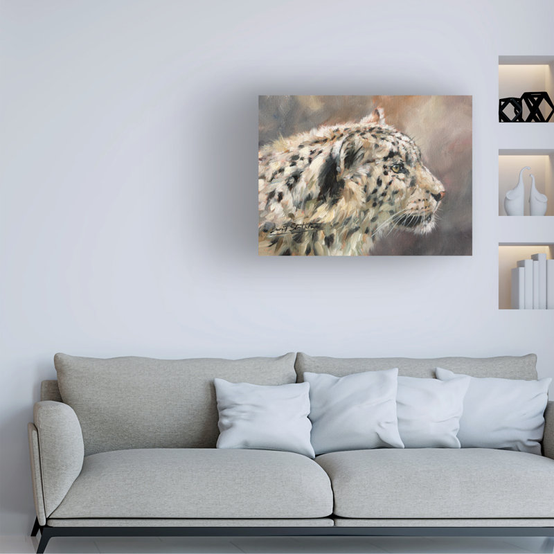«David Stribble», art sur toile LEOPARD 86, H 14 po x l 19 po