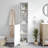 Vega Modern Freestanding Linen Tower with Shelves and Magnetic Close Door-95375553