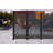 70 in. H x 35 in. W x 0.4 in. D Composite Decorative Privacy Screen Panel w/ C-Channel Kit