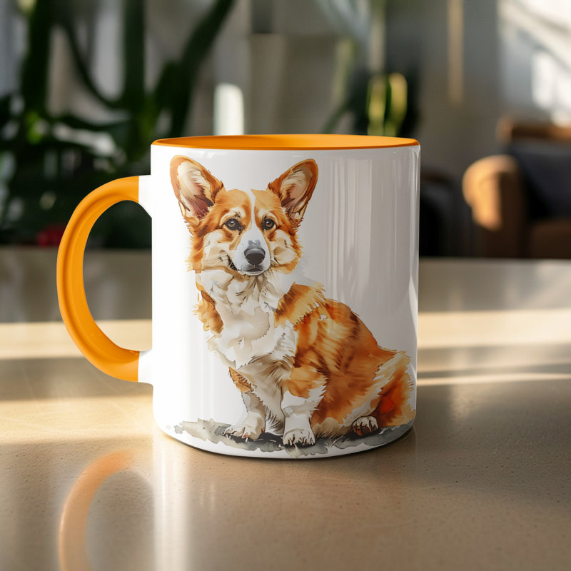 Mug, Orange, 2