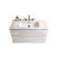 Meuble-lavabo mural brillant 36 po avec lavabo en céramique et trois trous pour robinet TIA-1578142561-1578142563