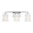 Crofton Bathroom Bedroom Wall Fixture With Clear Crackle Glass Shade-112738083-112738087-112738089