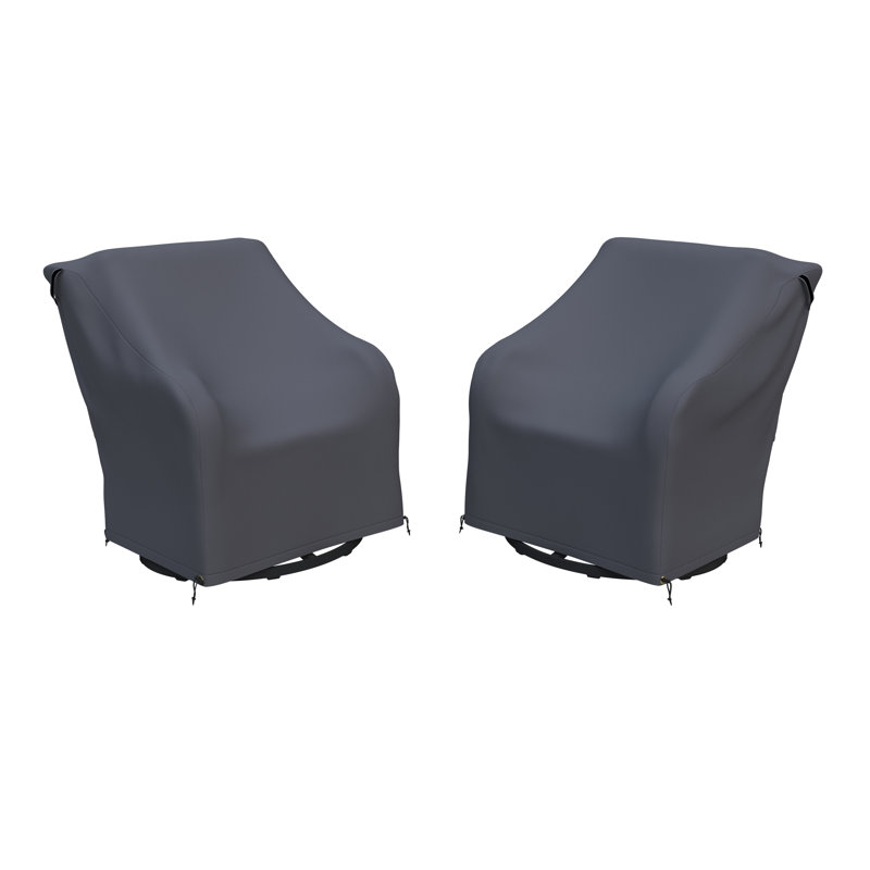 Housses de chaise de patio pivotantes en osier Anahit
