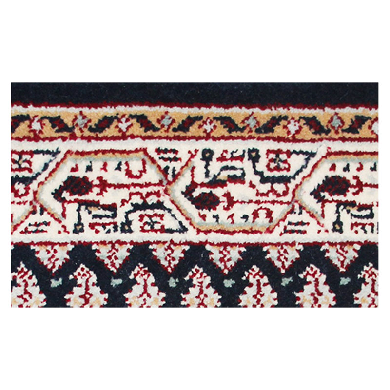 Damask Area Rug in Cream, Runner 2'6" x 12'