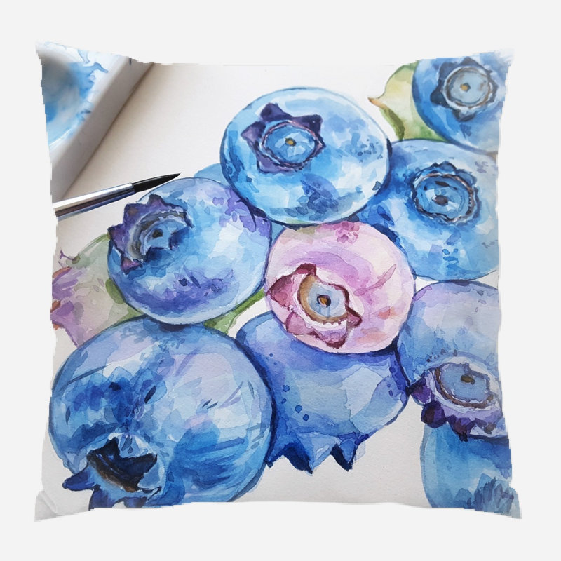 Housse et insert de coussin carré Deskins, Microsuède, Intérieur