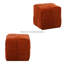 Repose-pieds carré en velours côtelé, doux et lisse, mousse haute résilience, bois d'ingénierie, aucune installation requise pour l'utilisation. Rayures en velours transparent, lisse, structure en bois, assemblage-561872937-561872942