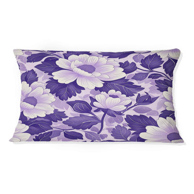 Coussin lombaire glamour Flower I