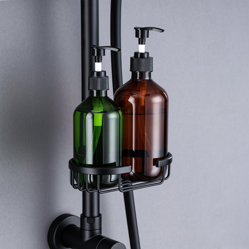 Complete Shower System, Matte Black