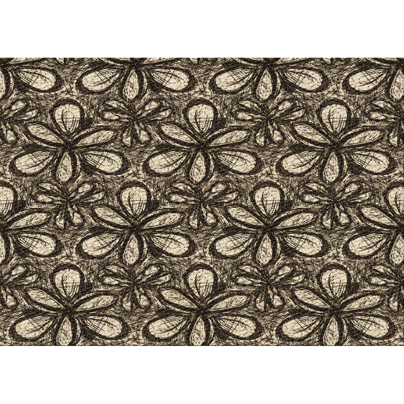 Floral Indoor Rug, Rectangle 7' x 10'