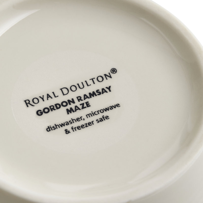Tasse à café Gordon Ramsay Maze Line, Blanc / Bleu