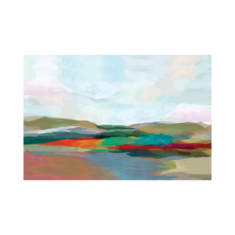 Strata IV by Michael Tienhaara - Wrapped Canvas Painting, 66.04 cm H x 45.72 cm W x 1.91 cm D