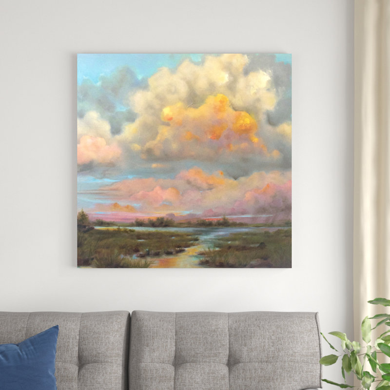 Grand ciel, grands rêves, H 36 po x l 36 po x P 1,25 po