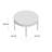Caila Round Glass Top with Solid Wood Base Dining Table