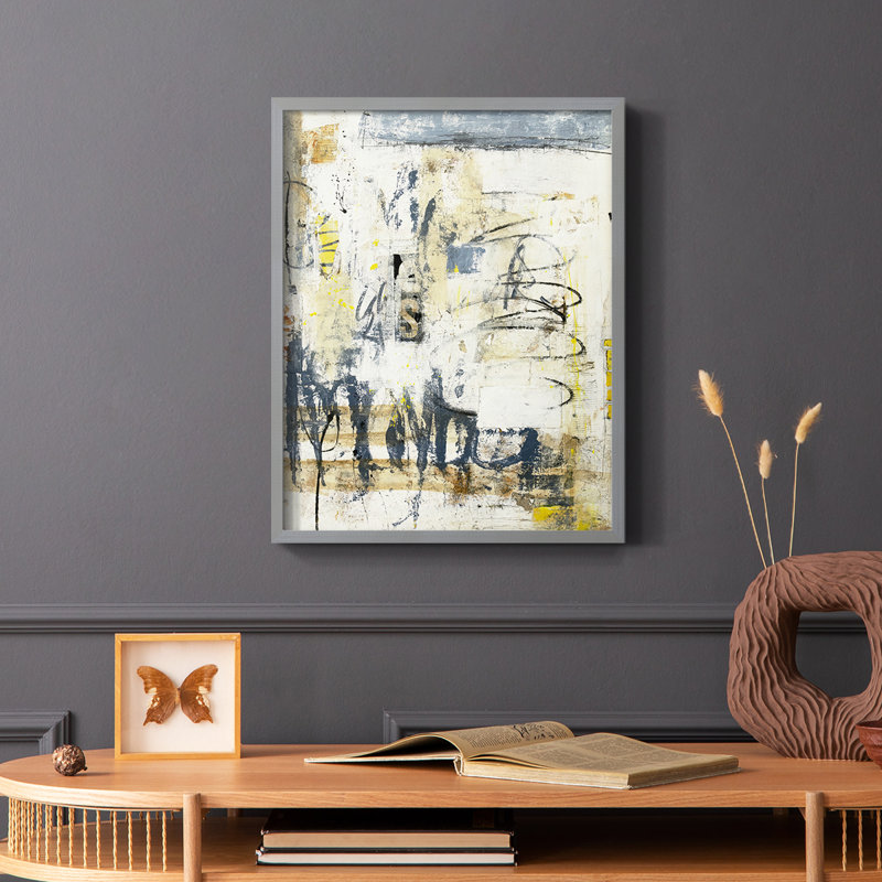 Urban Revival Framed Print - Solid Wood, 20" H x 16" W, Brown Single Picture Framed