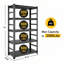 Étagères de rangement Étagère de rangement en métal robuste à 5 niveaux Unités de rangement réglables-2978447-2978444
