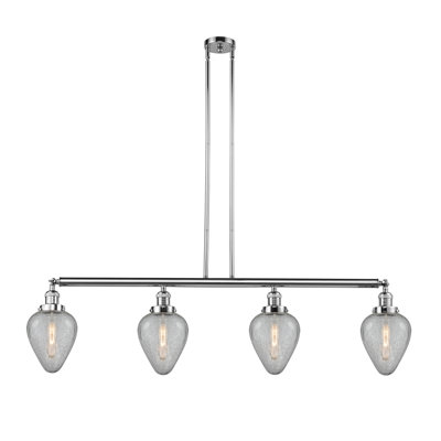 Shauna 4 - Light Polished Chrome Kitchen Island Pendant