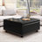 Bulhary Faux Leather Ottoman-402762833