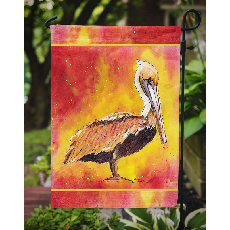 Drapeau de jardin à 2 côtés pelican