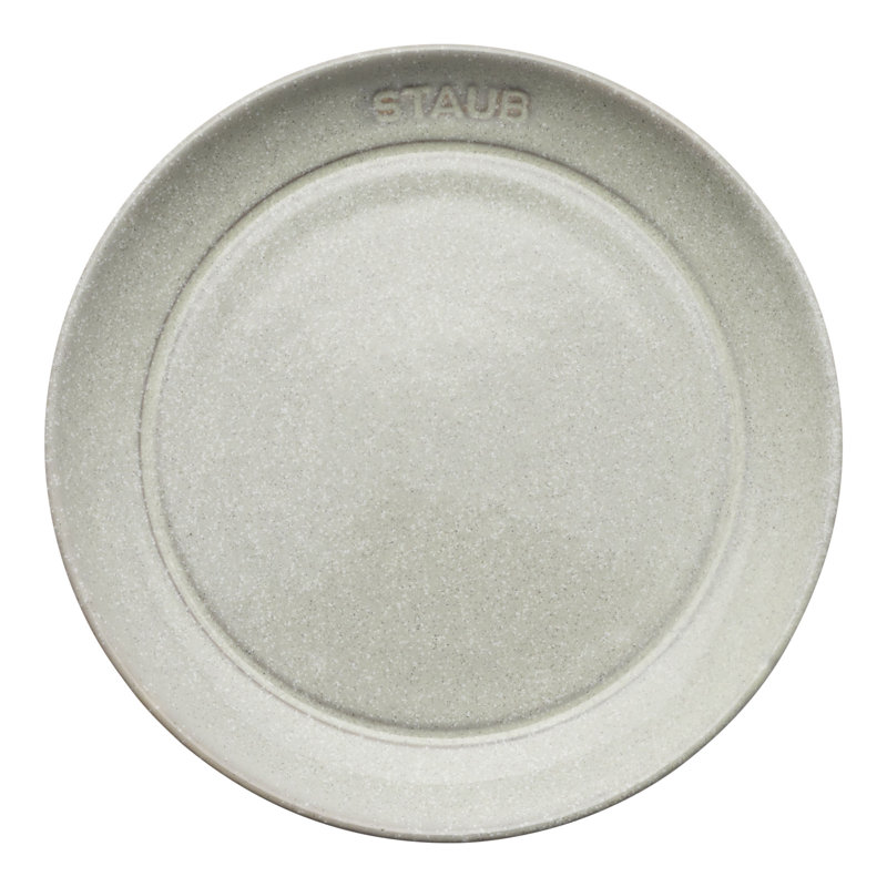 Dining Line Appetizer Plate Set 4 Piece, White Truffle