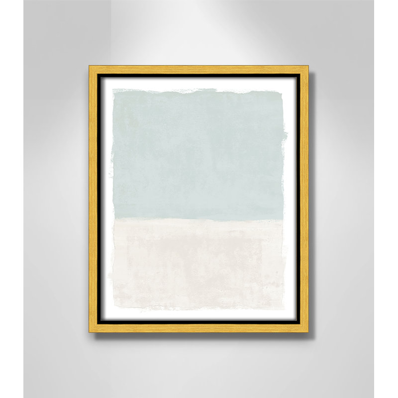 Ocean Tides I Print by Natalie Carpentieri, 9.5'' W x 11.5'' H, Gold Floater