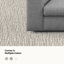 Ensemble de tapis de couleur unie touffetés à la machine en polyester beige-240031323