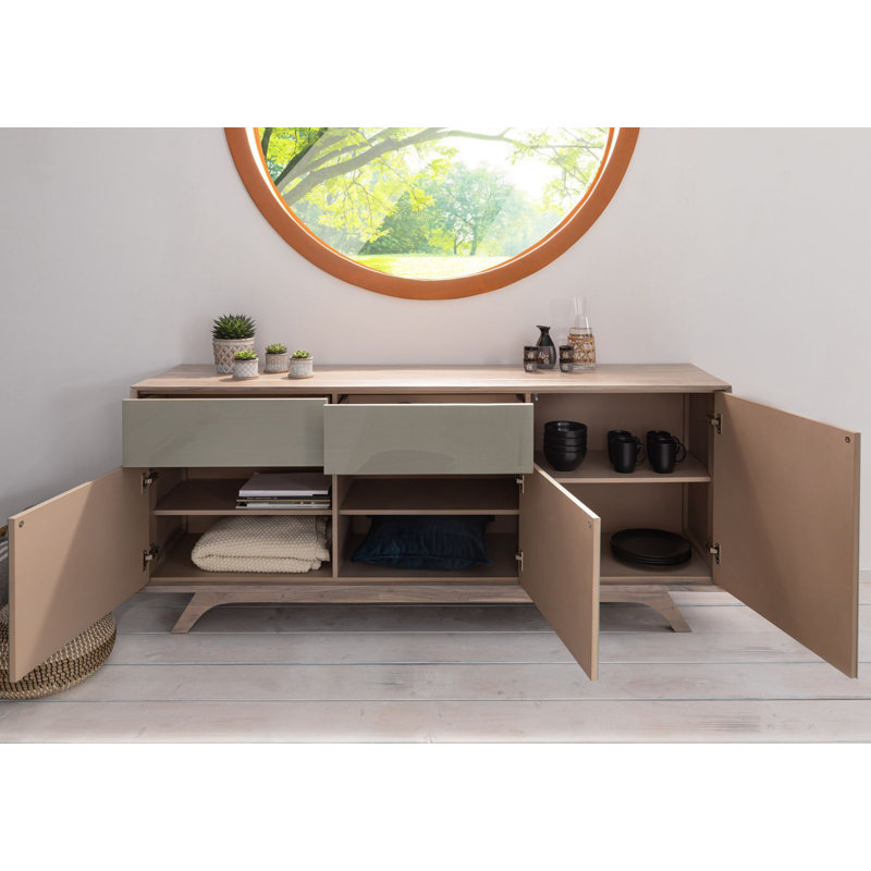 Tromso 185cm Solid Wood Sideboard