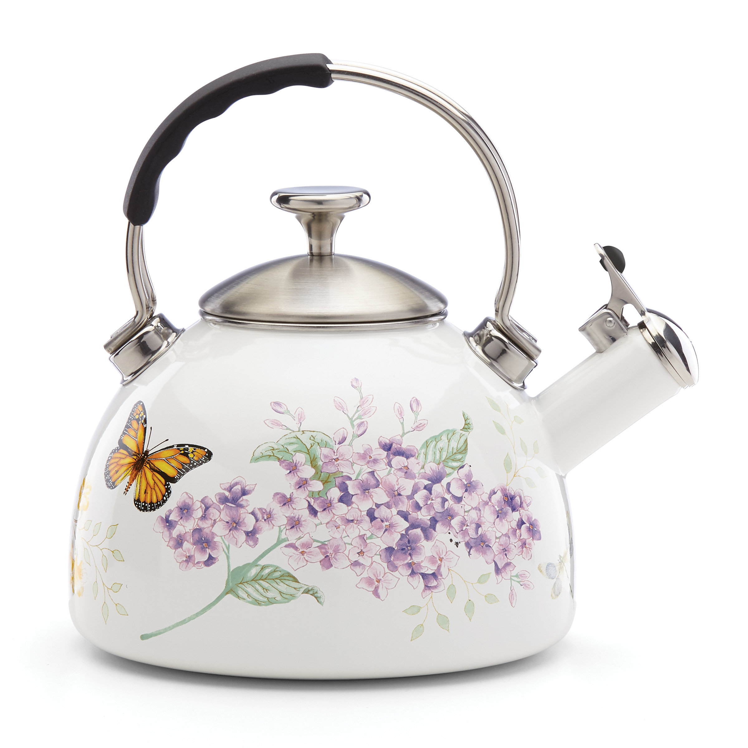 Lenox Butterfly Meadow 80 oz. Stovetop Safe Teapot & Reviews Wayfair