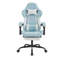 Chaise de jeu, chaise d'ordinateur ergonomique avec repose-pieds Chaise de bureau ergonomique avec dossier lombaire