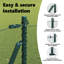 160cm H x 5000cm W Metal Fence Panels