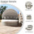 PATIO FURNITURE ROUND OUTDOOR SECTIONAL RATTAN DAYBED-638694069