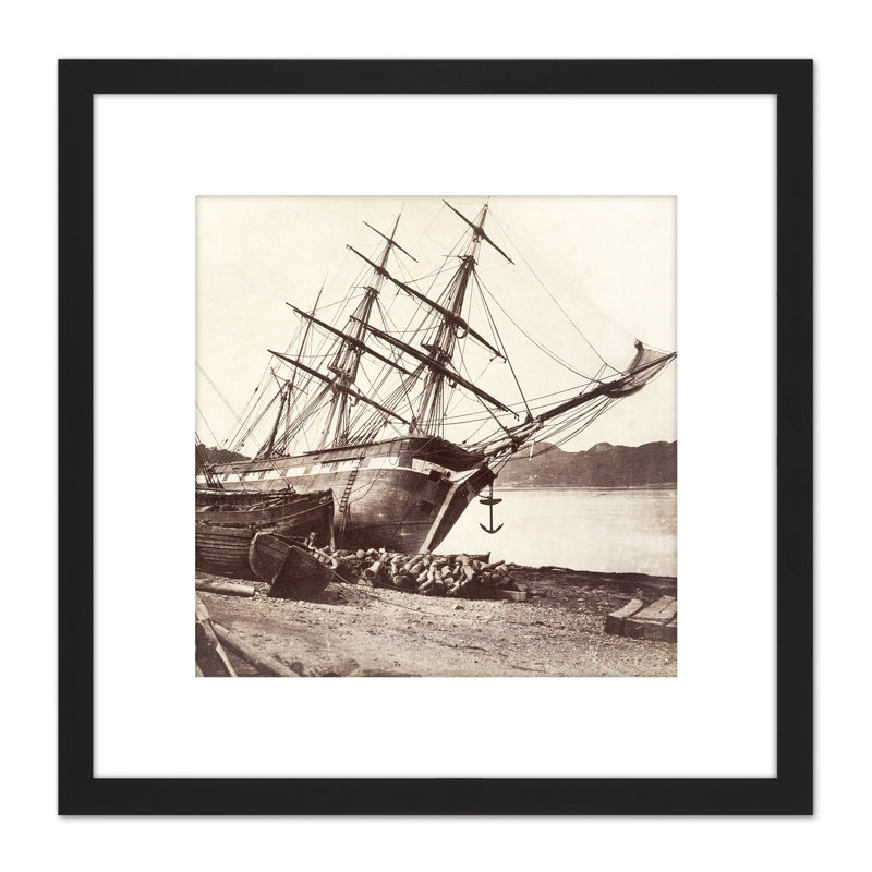 Johnson American Barque Jane Tudor Conway Bay Photo 1 Piece Single Picture Frame Wall Art
