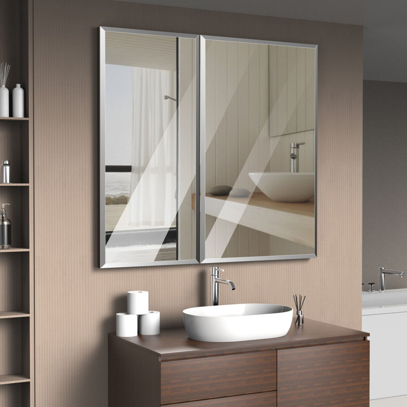 30'' W 26'' H Recessed Medicine Cabinet Mirror