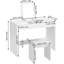 Damaurion Dressing Table with Mirror