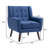 Stephanny 27.5" Wide Tufted Armchair with Solid Wood Legs-1807058379